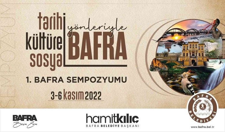 Bafra’da sempozyum hazırlığı - Bafra Belediyesi’nin öncülüğünde düzenlenecek olan "Tarihi, Kültürel ve Sosyal Yönleriyle Bafra” başlıklı 1. Bafra Sempozyumu 3-6 Kasım tarihleri arasında yapılacak.