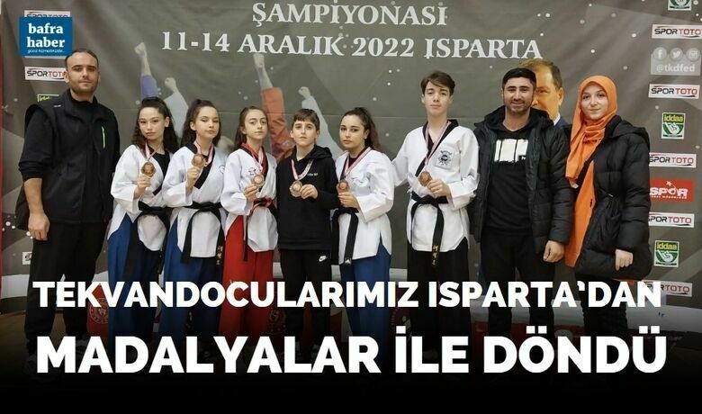 Tekvandocularımız Isparta’danMadalyalar İle Döndü  - Isparta’da düzenlenen Türkiye Taekwondo Poomsae Şampiyonasında sporcu öğrencilerimiz madalyalar ile döndü. 